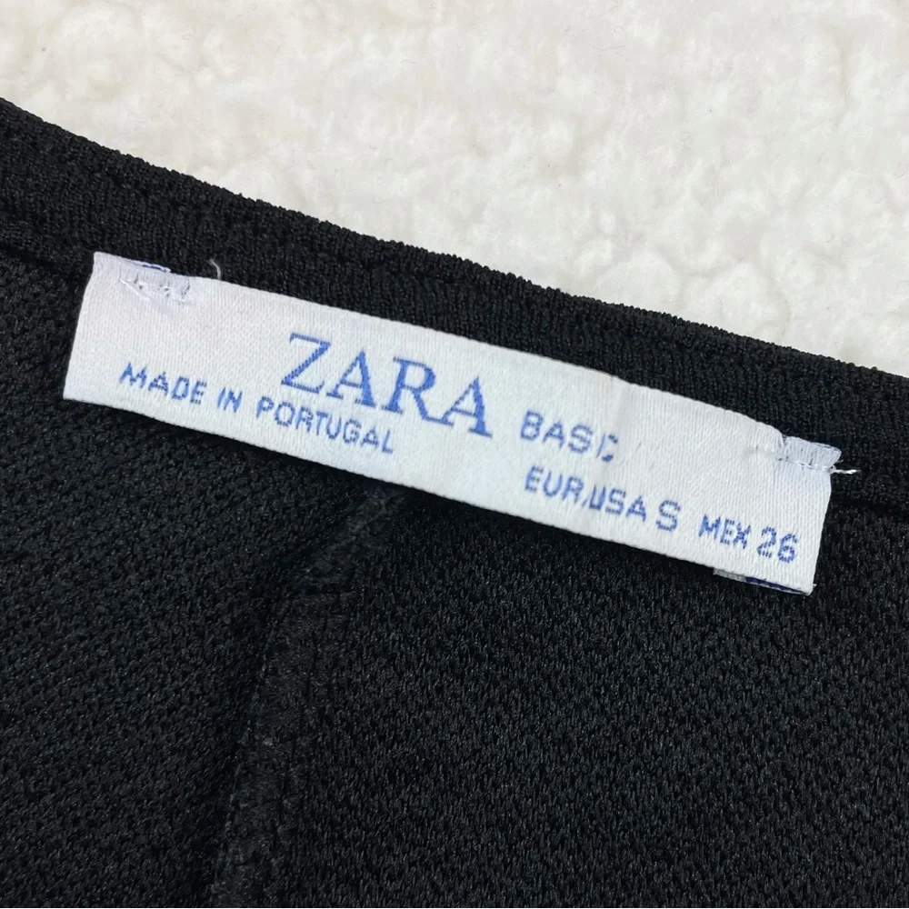 ZARA • Black/Multi Floral and Chain Print Mini Dress, S - Picture 12 of 14